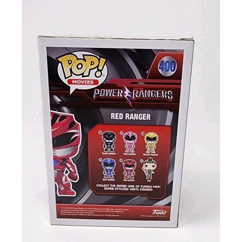 Funko Pop Vinyl Red Ranger #400 Figure NIB Power Rangers - Picture 4 of 7